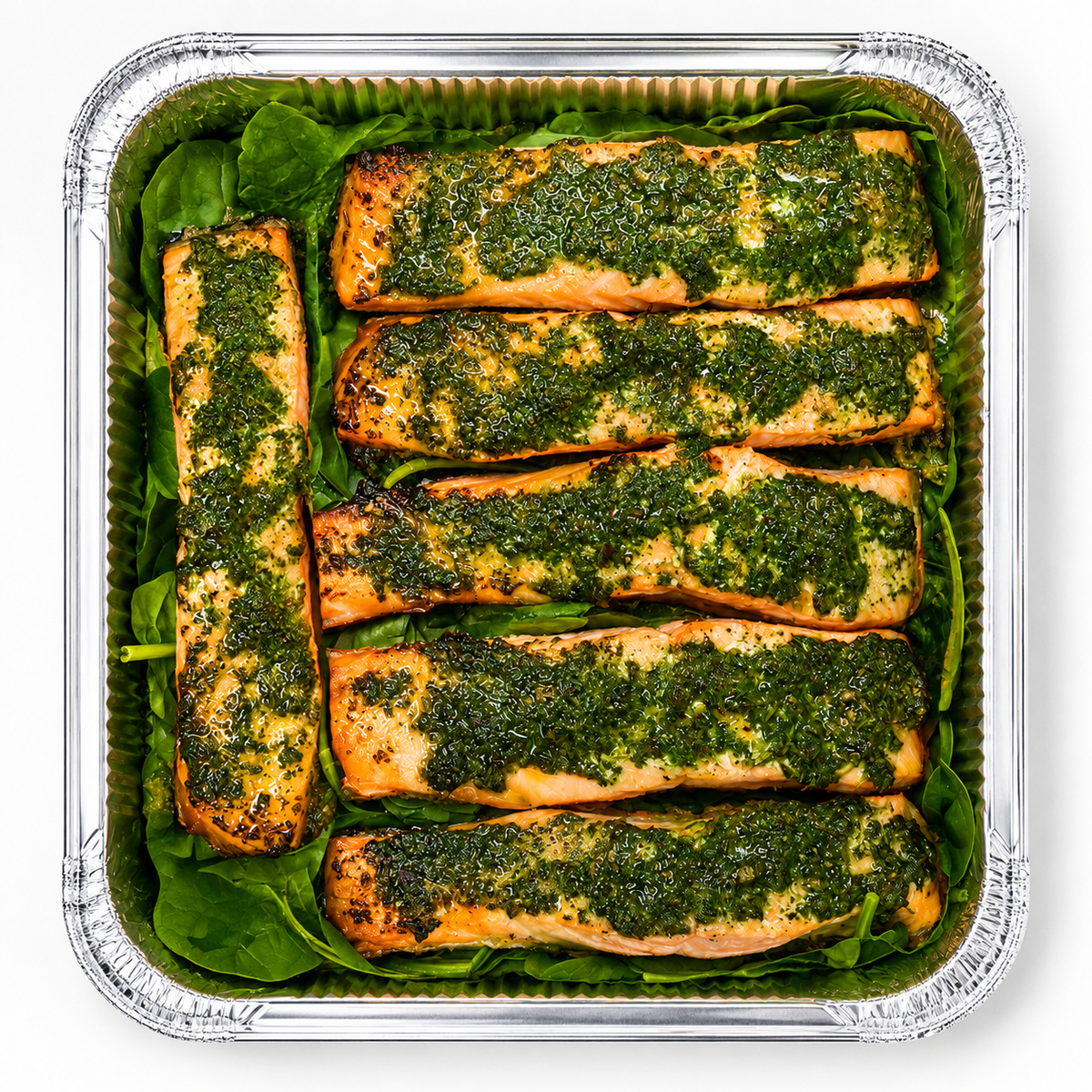 Salmon Fillets Salsa Verde (Serves 6)