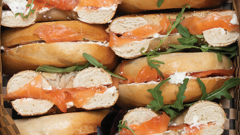 BAGELS:  Smoked Salmon & Cream Cheese (7 Bagels)