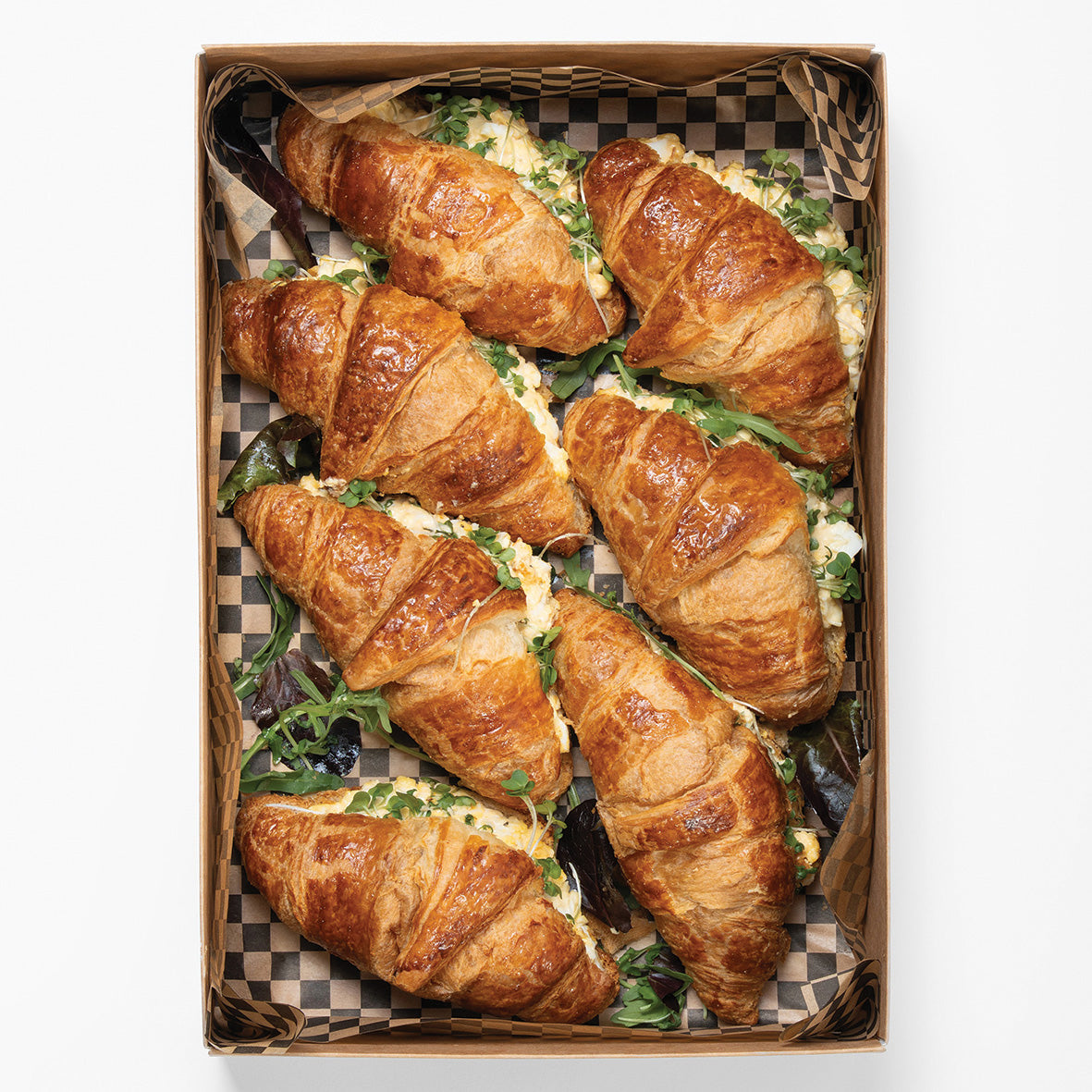 Egg Mayo & Watercress Croissants (7 Croissants)
