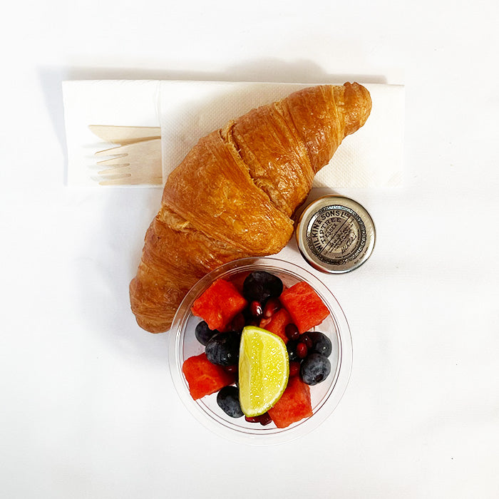 Fruit Pot & Strawberry Croissant Brunch Bags (serves 6)
