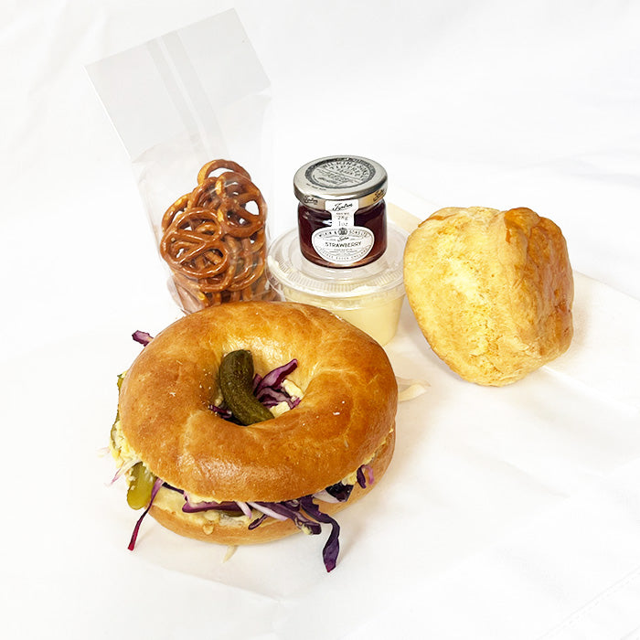 Houmous Slaw Bagel Brunch Bags (serves 6) (v)