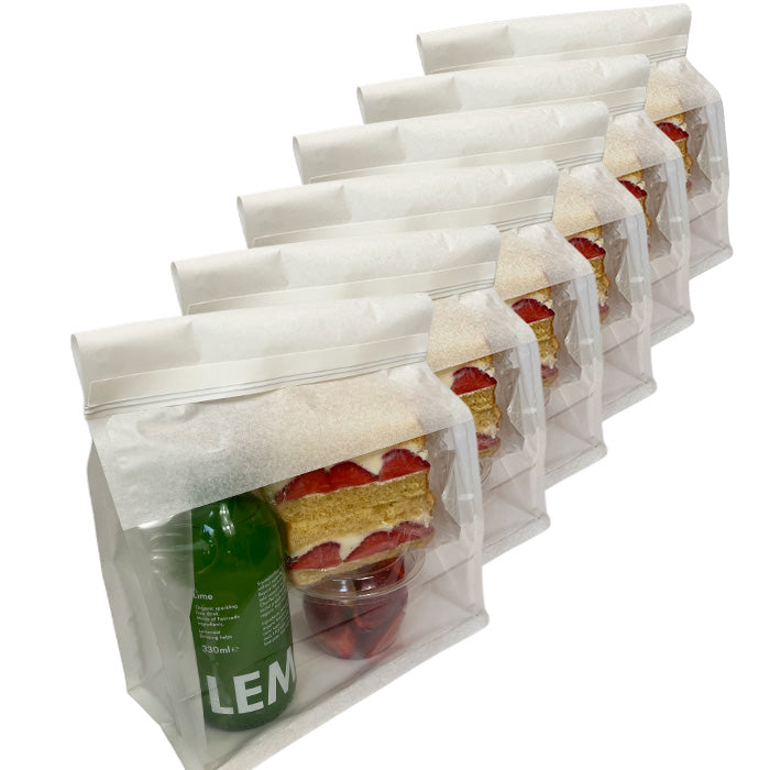 Strawberries & Cream Brioche with Lime Drink Bags (serves 6) (v)